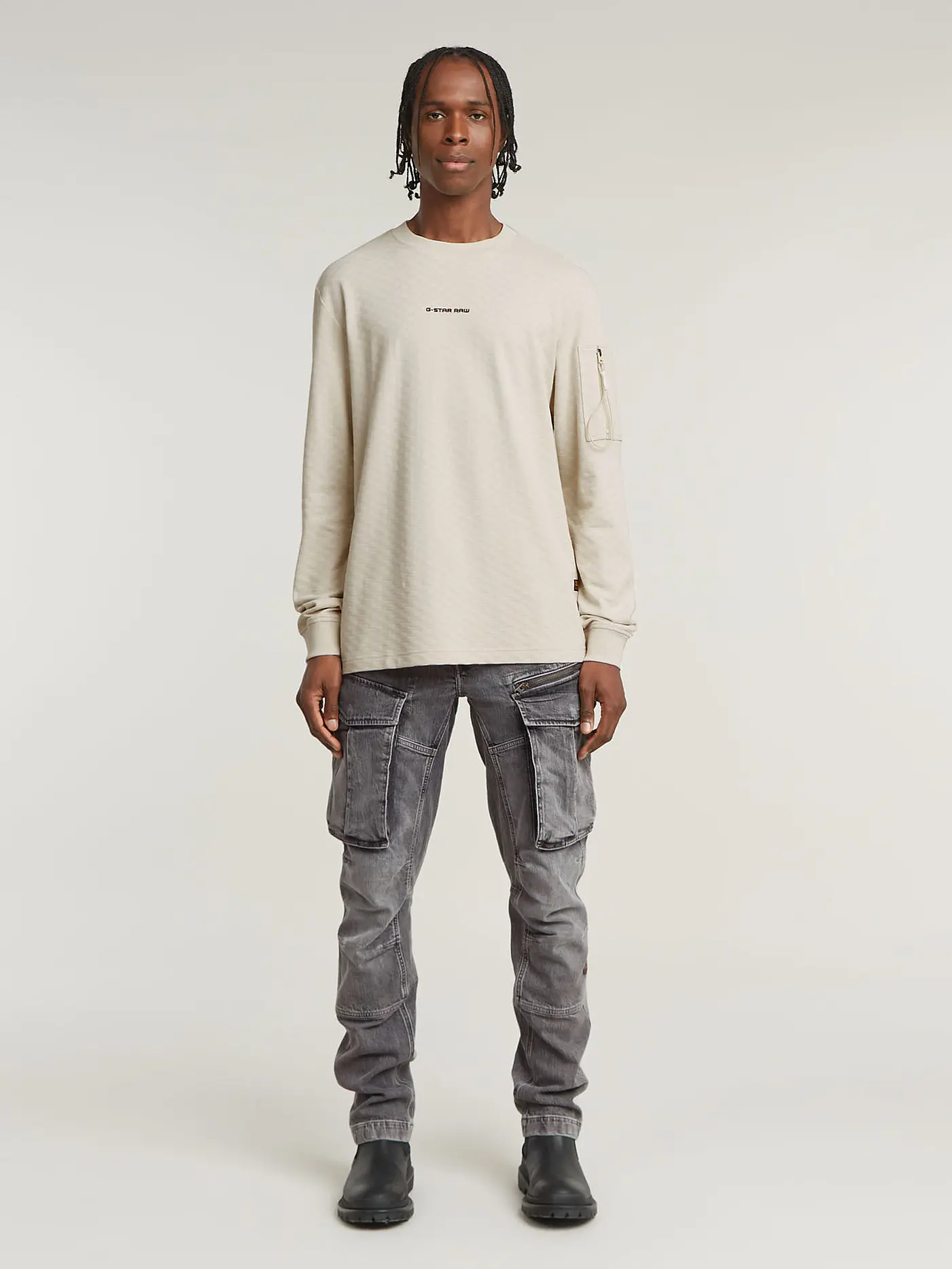 G-STAR RAW | Langarmshirt | beige